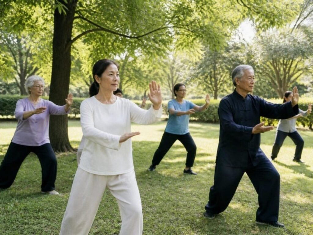 Tai chi group class Santa Clarita