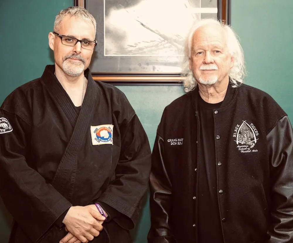 Master David Starks with Grandmaster Don Baird